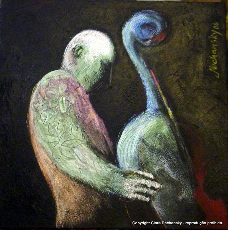 pintura-clara-pechansky-HOMEM-VERDE-COM-VIOLONCELO-20X20cm-2006